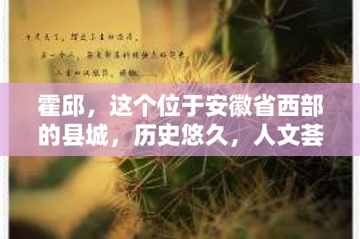 霍邱，这个位于安徽省西部的县城，历史悠久，人文荟萃。在这里，你是否也曾有过这样的疑问：“霍邱有私家侦探吗？”今天，就让我带你一探究竟。