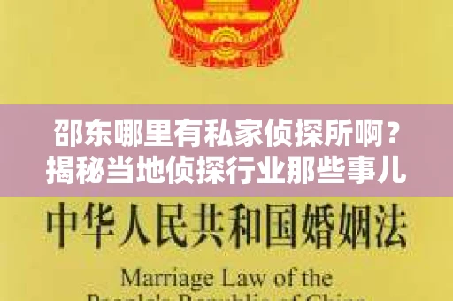 邵东哪里有私家侦探所啊？揭秘当地侦探行业那些事儿