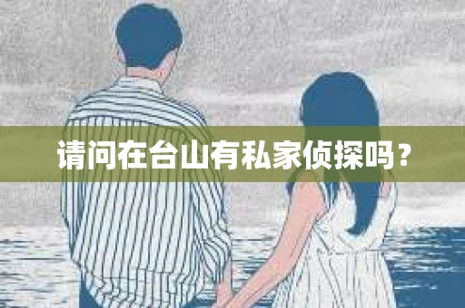 请问在台山有私家侦探吗？