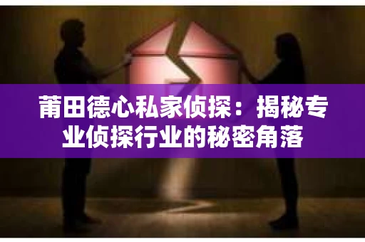 莆田德心私家侦探：揭秘专业侦探行业的秘密角落