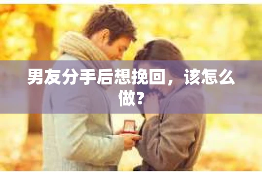 男友分手后想挽回,该怎么做? 男友分手后想挽回,该怎么做?