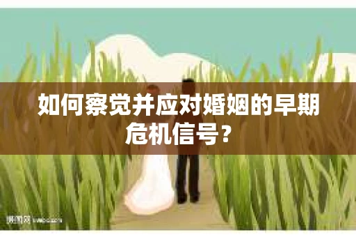 如何察觉并应对婚姻的早期危机信号？