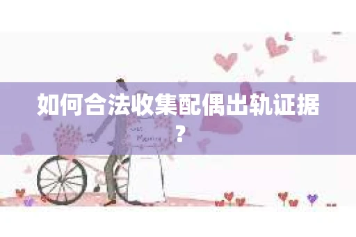 如何合法收集配偶出轨证据? 如何合法收集配偶出轨证据?