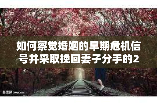 如何察觉婚姻的早期危机信号并采取挽回妻子分手的21天法则？